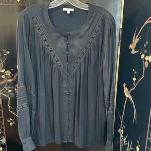 Elegant Women's Black Blouse